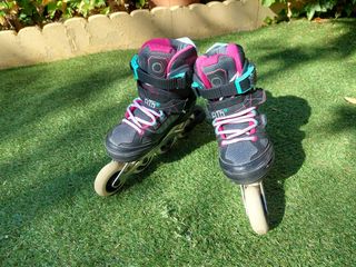 Patines en línea Oxelo Fit5 + Cascos