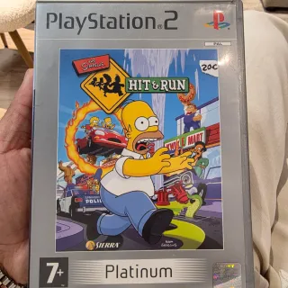 Los Simpsons Hit & Run PS2 Platinum