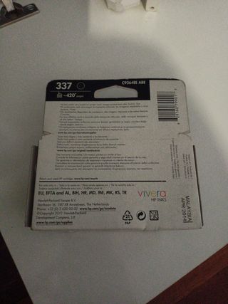 Cartucho Tinta HP 337 Negro