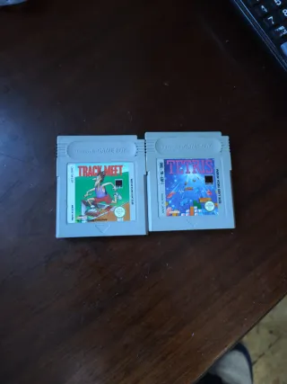 Track Meet y Tetris Nintendo Game Boy