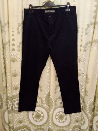 Pantalón de vestir negro hombre