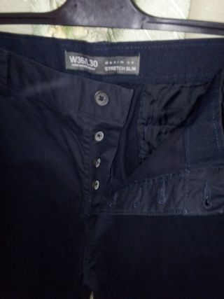 Pantalón de vestir negro hombre