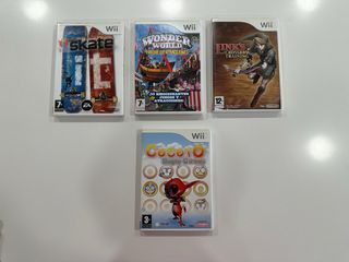 Lote 4 Juegos Wii