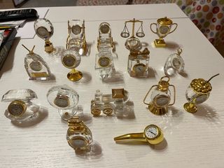 Orologi da collezione in miniatura set di 17 pezzi