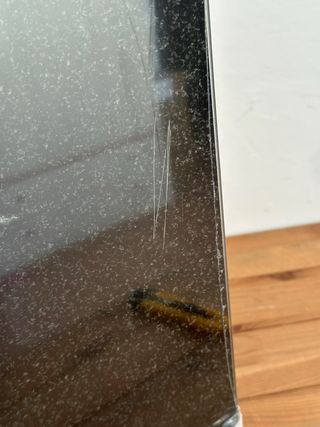 Placa Panel Cocina Zeller Vidrio Negro