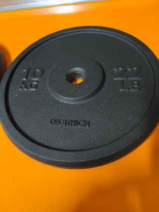 Discos de pesas 10 kg (2 unidades)