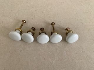Pomos Porcelana Blancos