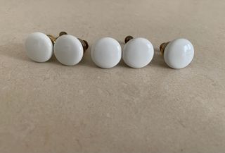 Pomos Porcelana Blancos