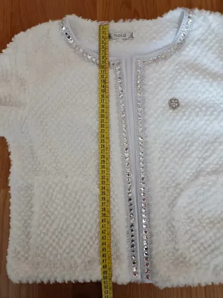 Chaqueta blanca mujer Hold talla S