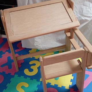 Pupitre infantil madera plegable