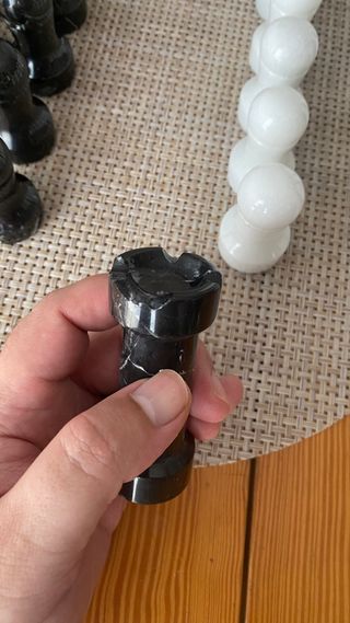 Imponentes piezas de ajedrez MARMOL extra GRANDES