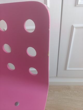 Silla infantil IKEA rosa