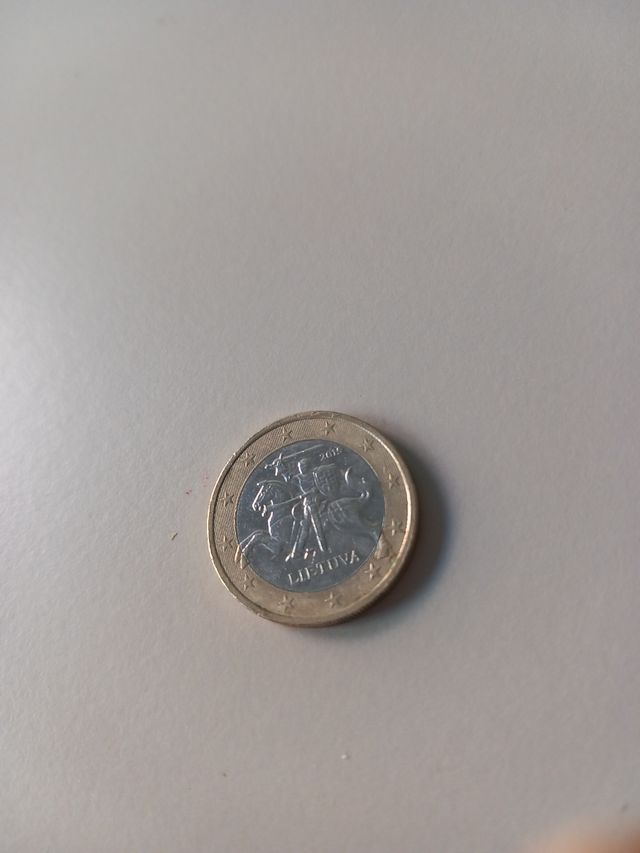 Moneda 1 Euro Lituania 2015..1,10 e.