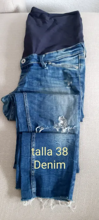 Vaqueros premamá Talla 38 y 40