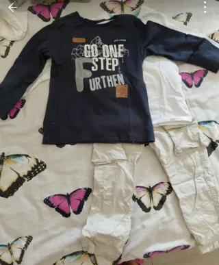 2 magliette e pantaloni bimbo marca sarabanda