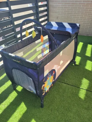 Cuna de viaje y colchon para bebe
