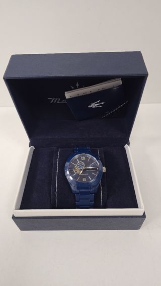 Reloj Alta Gama Caballero Maserati Traguardo Automatico 45mm