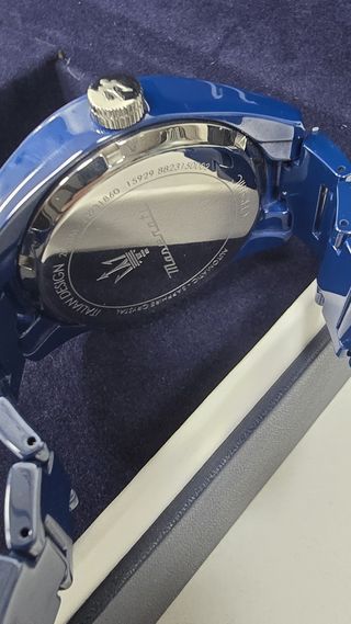 Reloj Alta Gama Caballero Maserati Traguardo Automatico 45mm