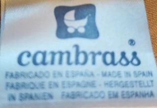 Cuna: chichonera, funda nórdica, pañalera cambrass