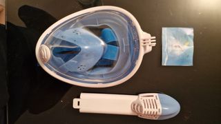 Maschera snorkeling full face blu