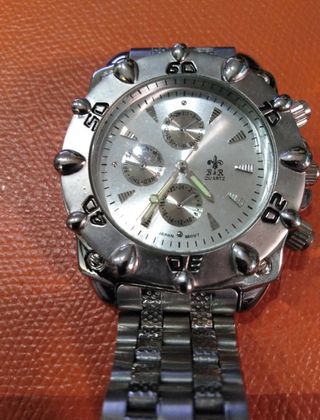 Reloj B&R Hombre Cuarzo Plateado