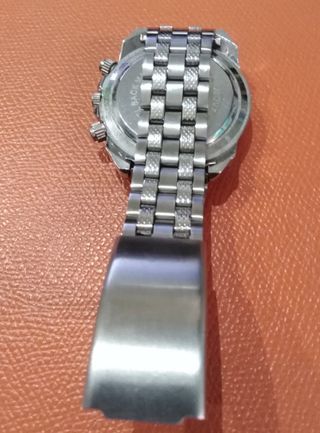 Reloj B&R Hombre Cuarzo Plateado