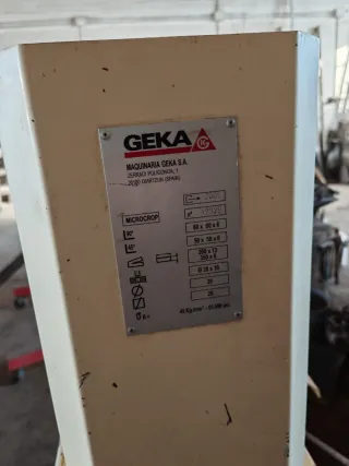 GEKA MICROCROP 12329 Maquinaria Metal