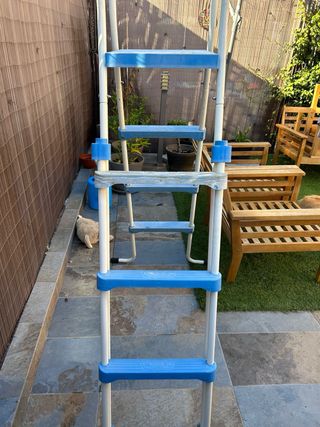 Escalera Piscina Elevada 130cm Muy Usada