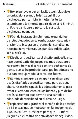 Parque infantil para bebés