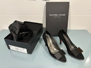 Zapatos Salón Tacón Negro Talla 38