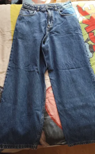 Pantalones vaqueros Zara anchos niño