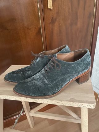 Zapatos Malababa Talla 39 Azul gris 