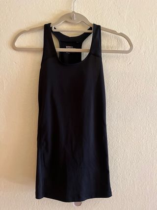 Camiseta tirantes Lefties negra mujer