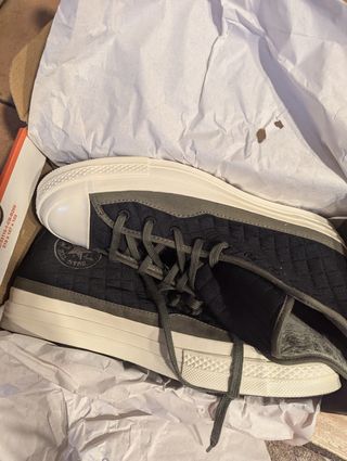 Converse Talla 43 Negras/Verdes Sin Estrenar