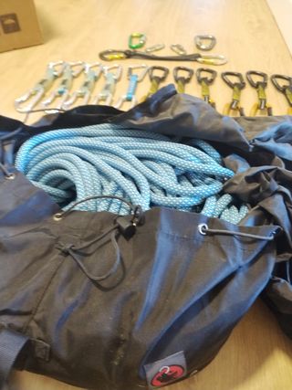 Material de escalada (cuerda incl) 