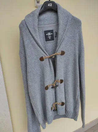 Cardigan H&M Grigio Uomo XL