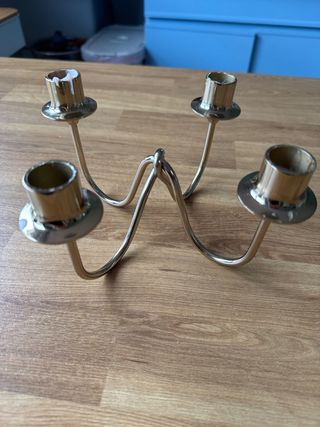Candelabro H&M Home Dorado Metal