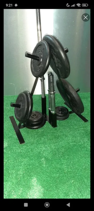 Árbol de pesas gimnasio