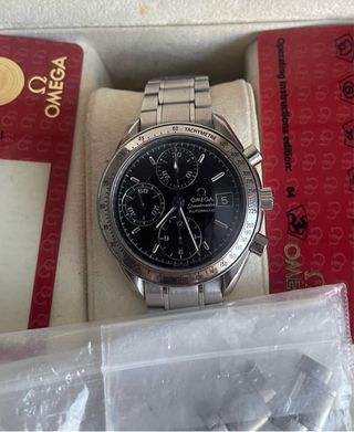 Omega Speedmaster Automático Negro/Plata