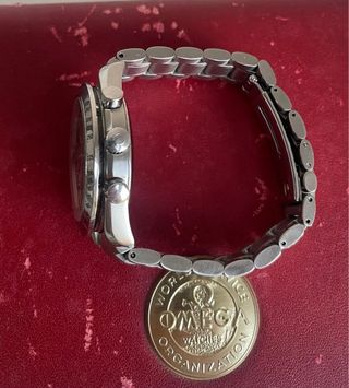 Omega Speedmaster Automático Negro/Plata