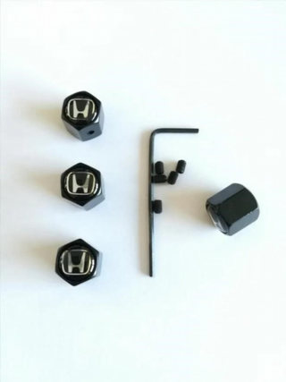TAPONES VALVULAS HONDA NEGROS ANTIRROBO m_491