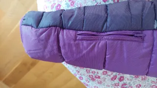 Plumífero mujer Lila 50% plumón/50% pluma