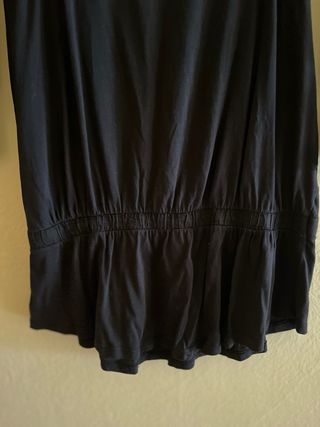 Vestido corto Bershka negro