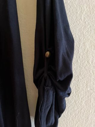Vestido corto Bershka negro