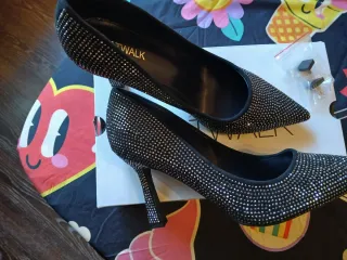 Zapato tacón Catwalk plateado