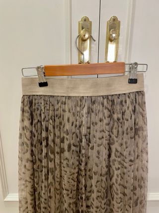 Falda tul estampado animal print