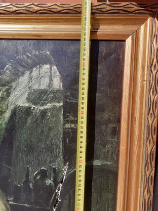 Cuadro antiguo de madera