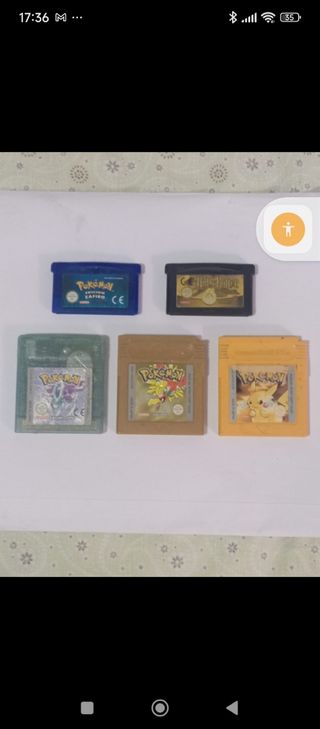 Juegos Game Boy Color y DS Nintendo