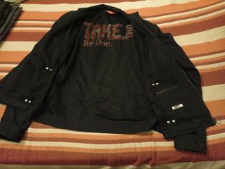 Giacchino TAKE. traforato mezza stagione nero