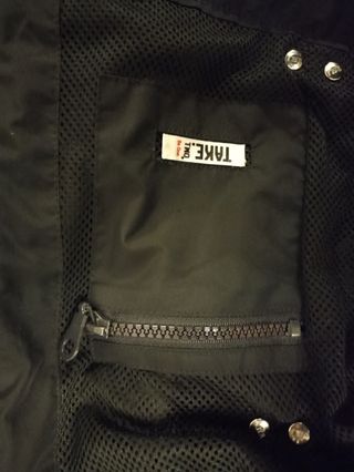 Giacchino TAKE. traforato mezza stagione nero